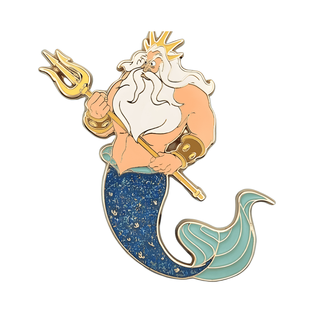 King Triton Disney pin