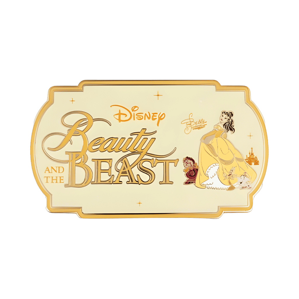 Beauty and the Beast Title Disney pin