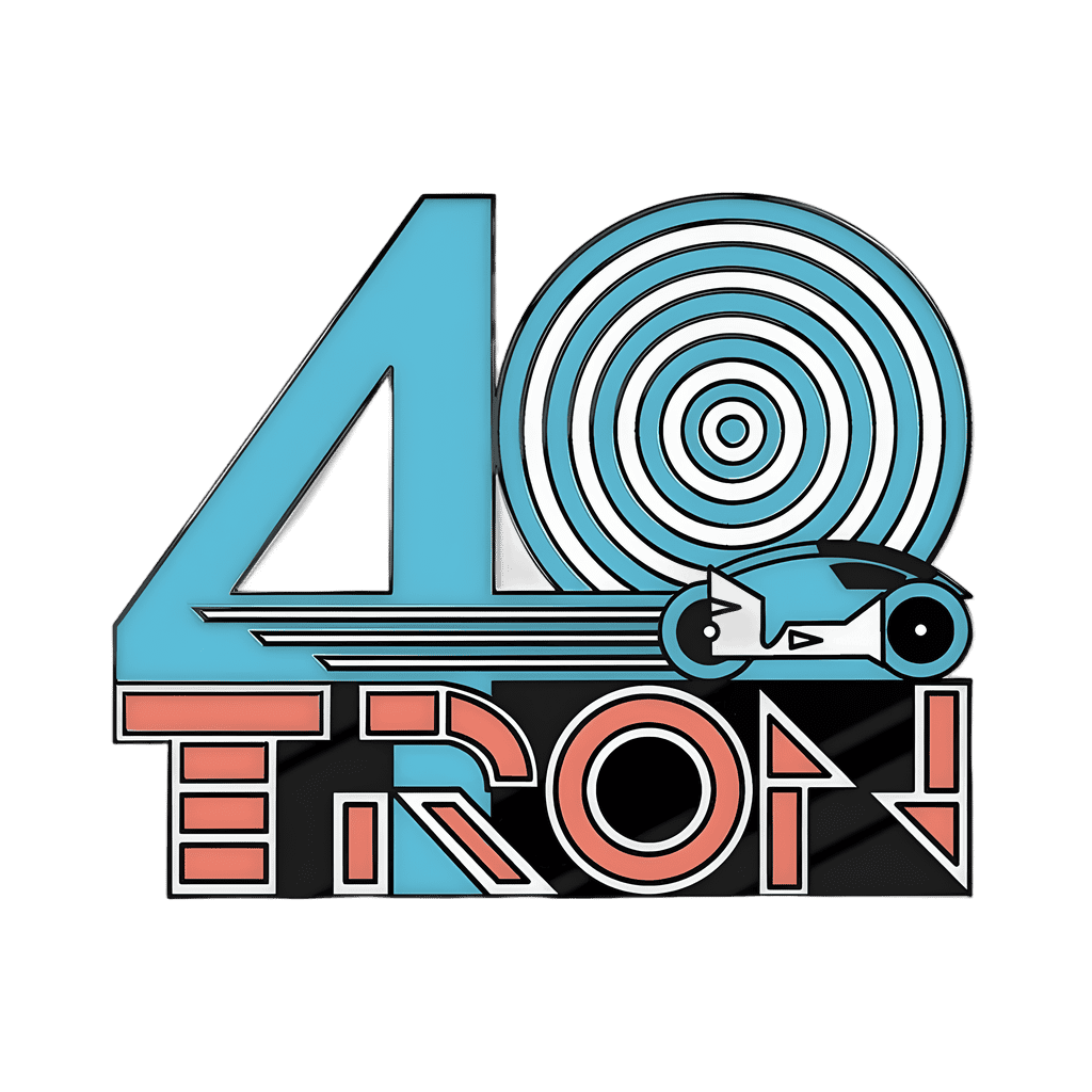 D23 Gold Member Tron 40th Anniversary Disney pin