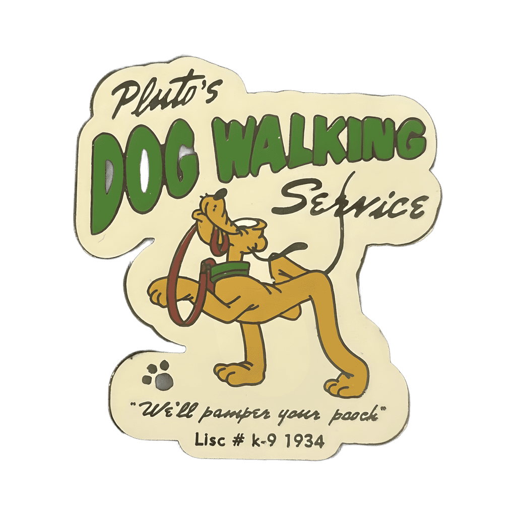Pluto’s Dog Walking Service Disney pin