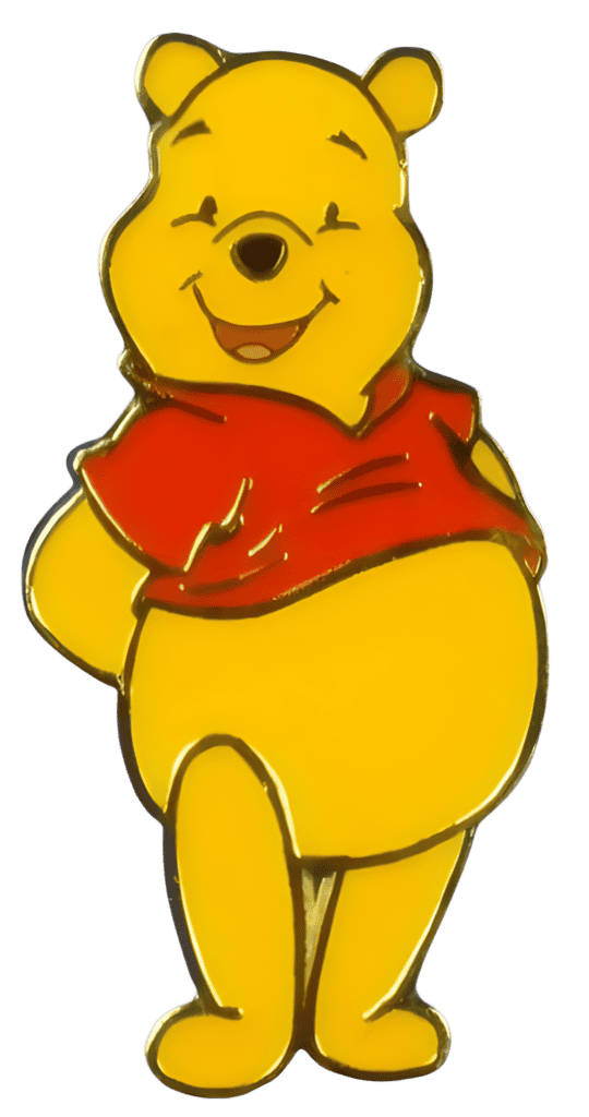 Pooh With His Tummy Out Disney pin