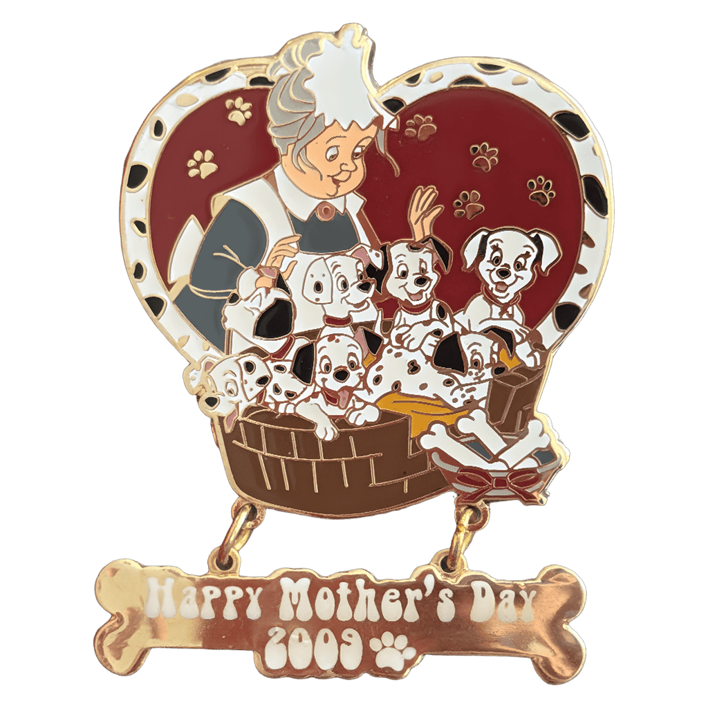 Nanny and Puppies Mothers Day Disney pin