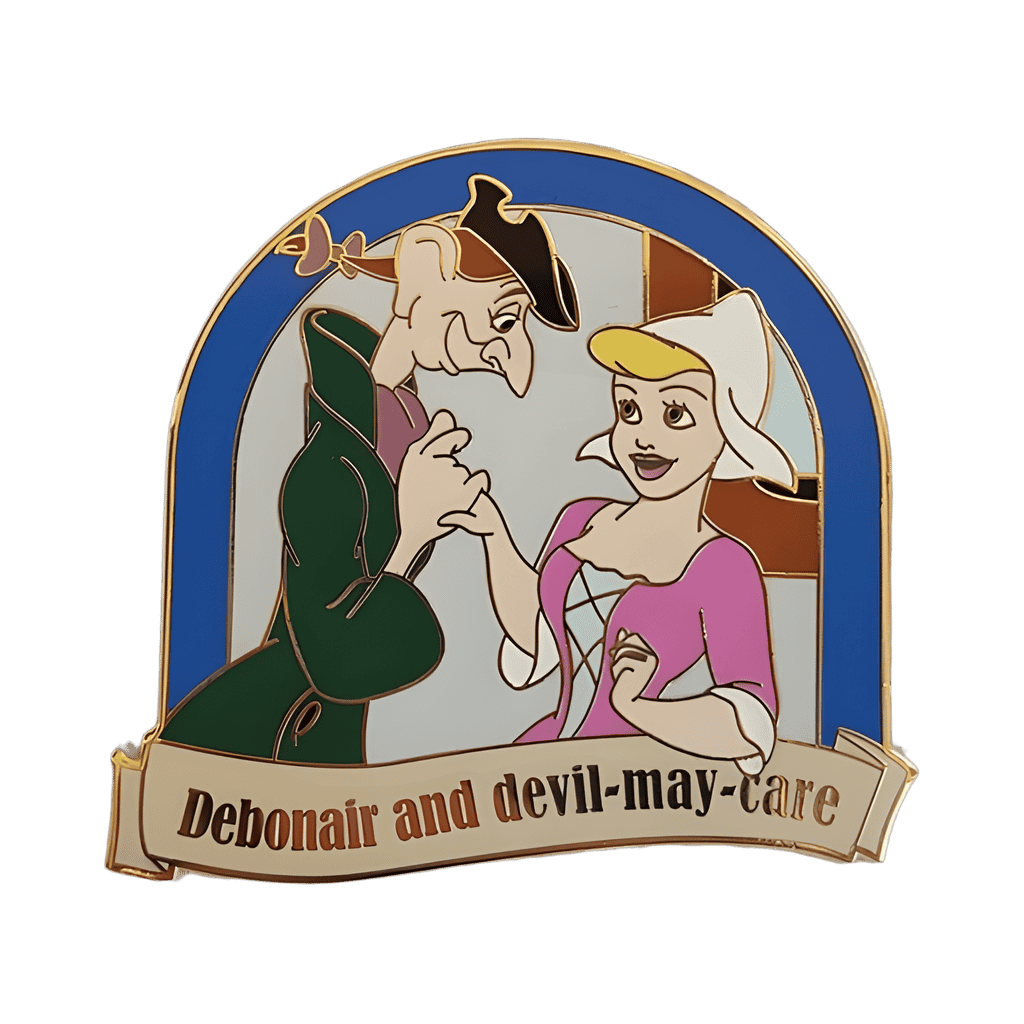 Ichabod Crane and Katrina Van Tassel Disney pin