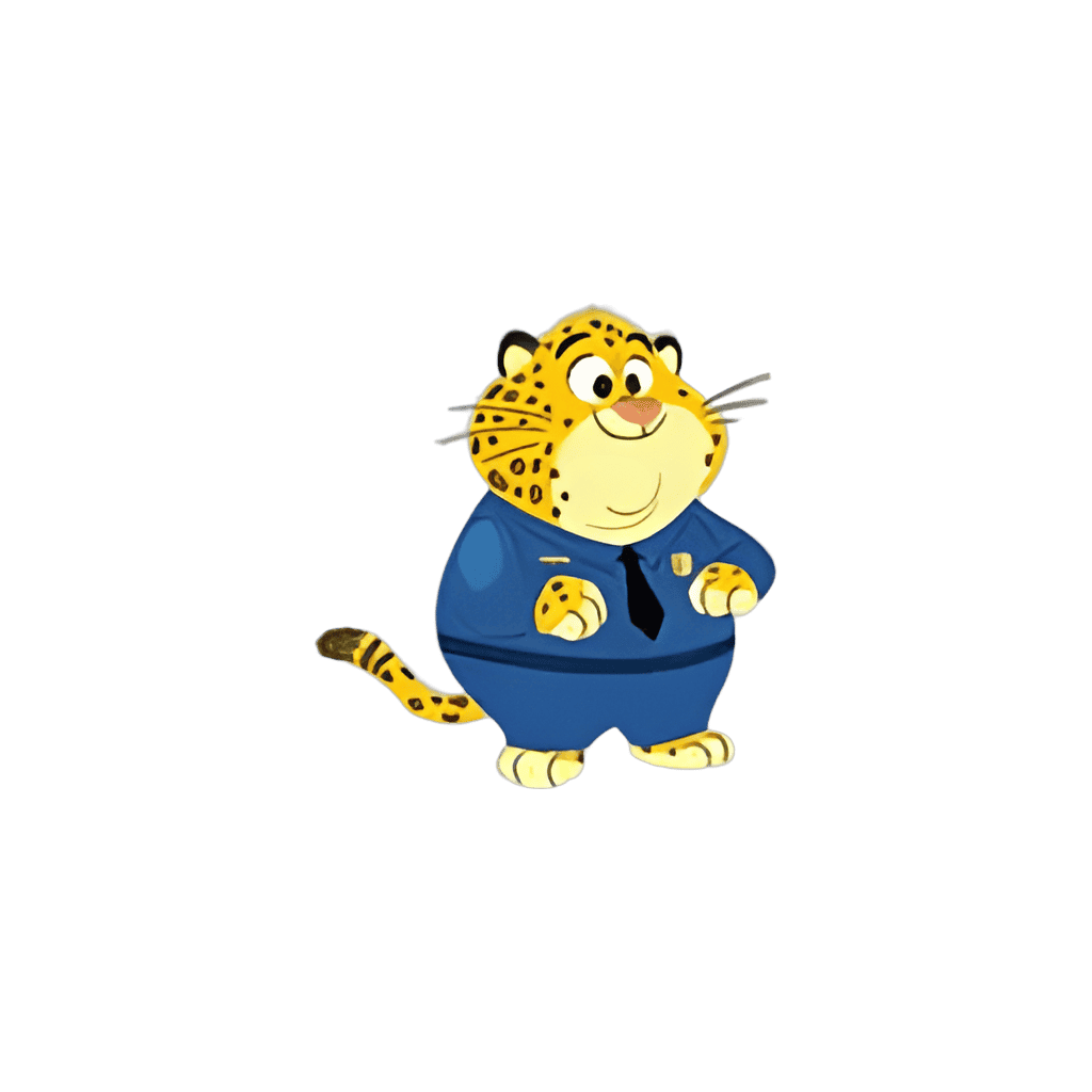 Benjamin Clawhauser Disney pin