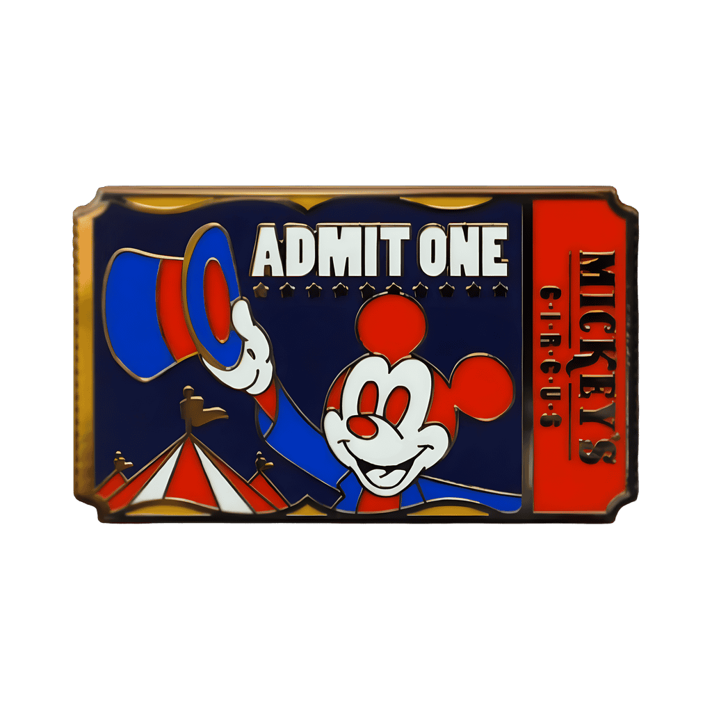 Passholder Exclusive Mickey's Circus Invitation and Pin Disney pin