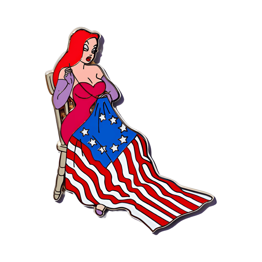 Jessica Rabbit as Betsy Ross Disney pin