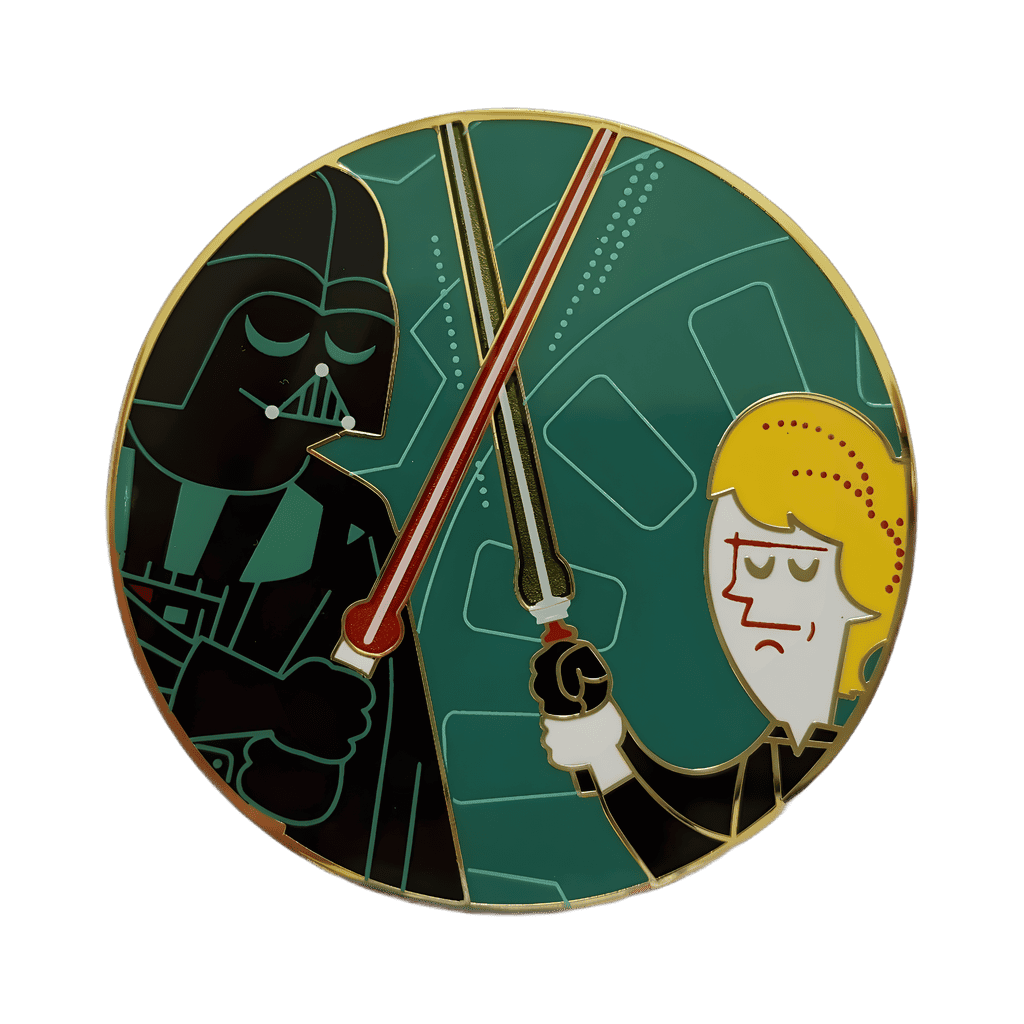 Luke Skywalker and Darth Vader Disney pin