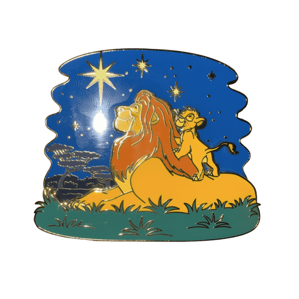 Simba and Mufasa Magical Wishes Disney pin
