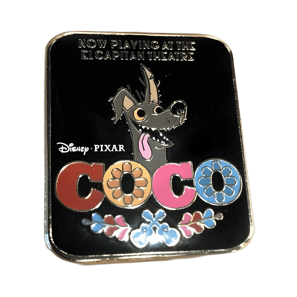 Opening Day - Now Playing at The El Capitan Theatre Coco - Dante Disney pin