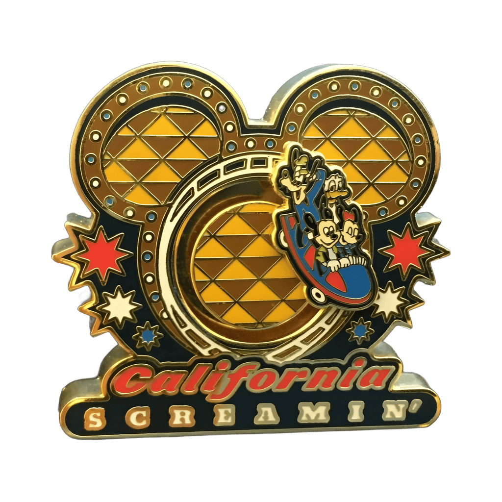 California Screamin' Loop Slider Pin Disney pin