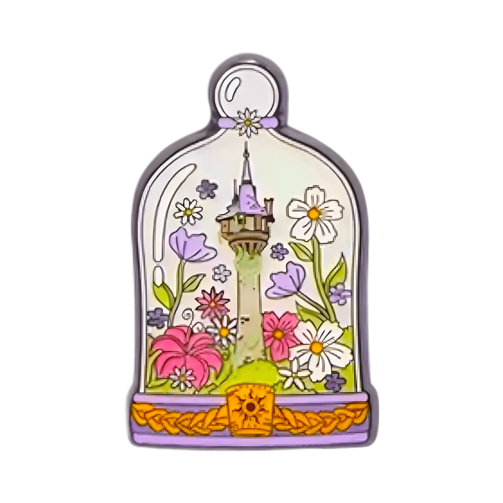 Rapunzel's Tower Disney pin