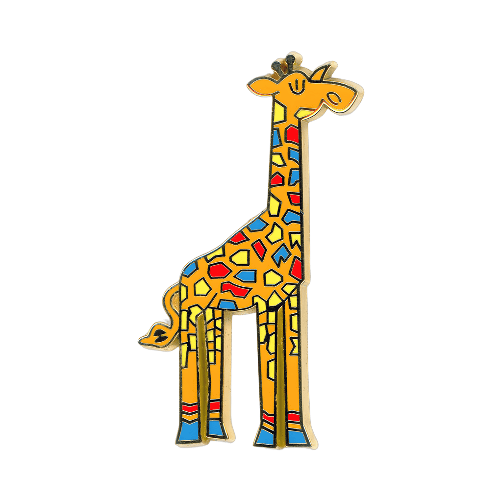 Whimsical Multicolor Giraffe Disney pin