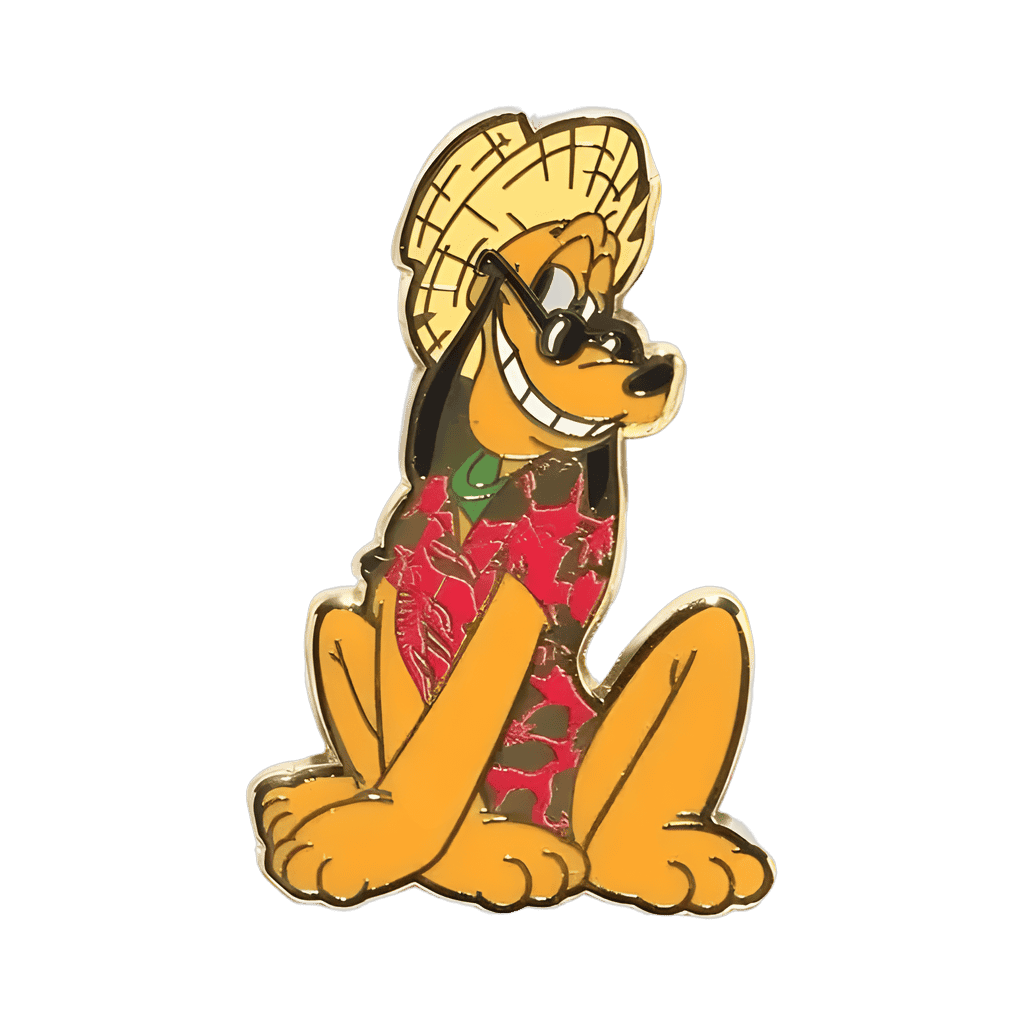 Pluto Hawaiian Shirt Disney pin