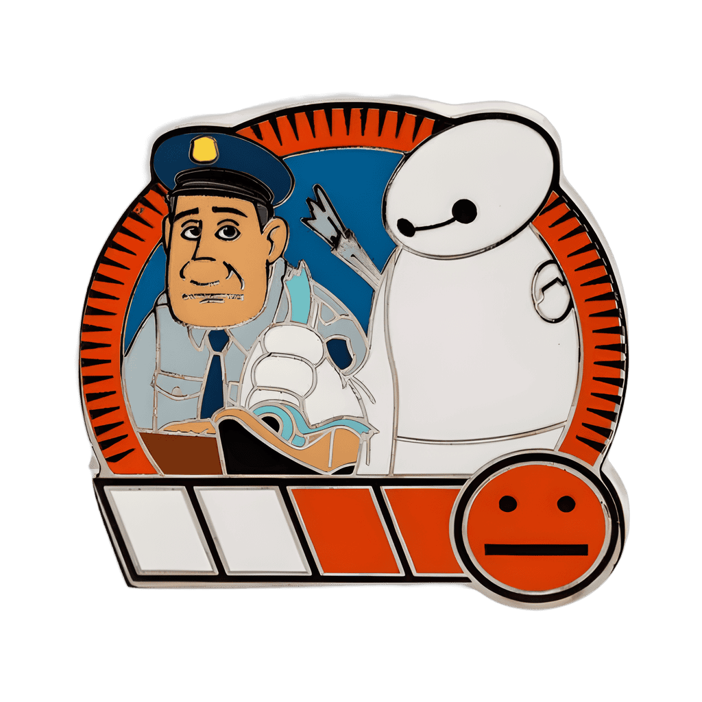Level 6 Pain, Baymax with Sergeant Gerson Disney pin