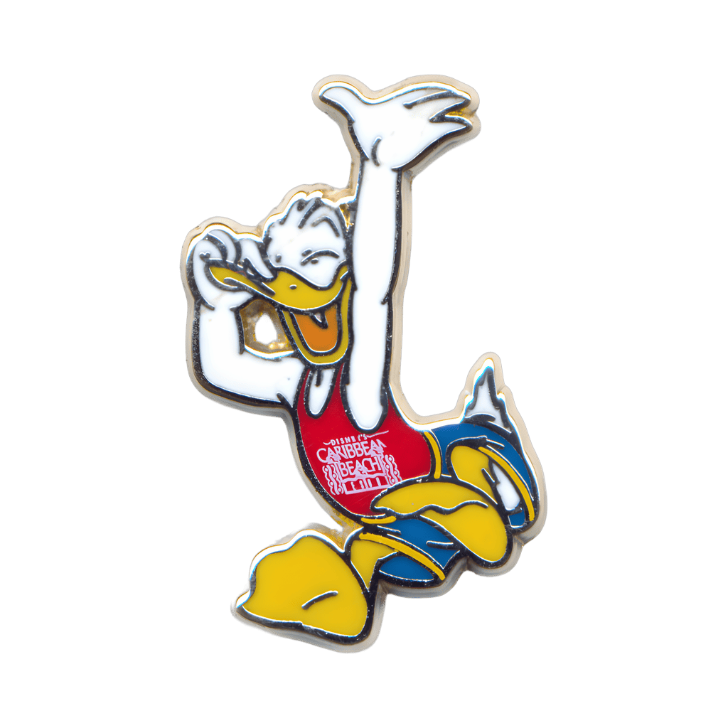 Donald Duck Jumping Disney pin