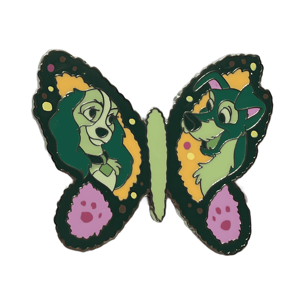Lady & the Tramp Topiary Disney pin