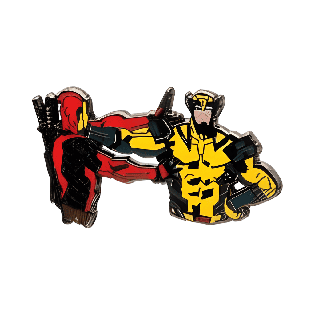 Deadpool & Wolverine Arguing Disney pin