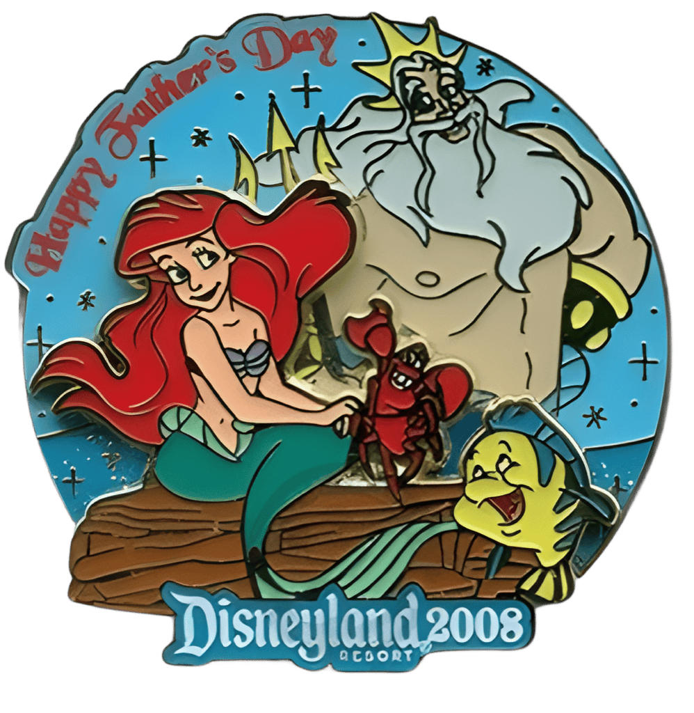 2008 - Ariel & King Triton Disney pin
