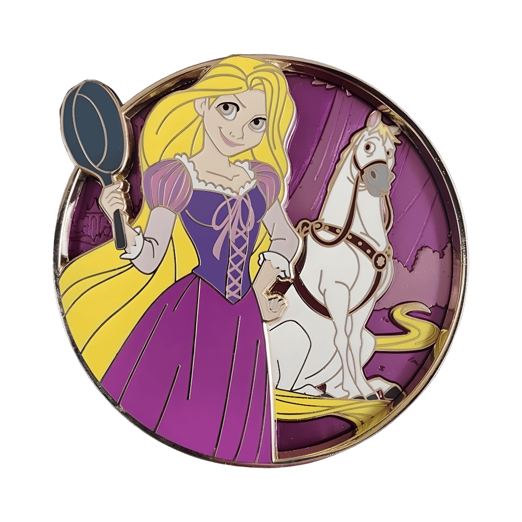 Rapunzel and Maximus Disney pin