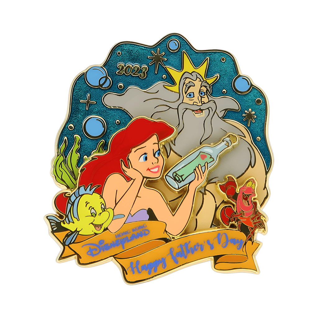 2023 - King Triton and Ariel Disney pin