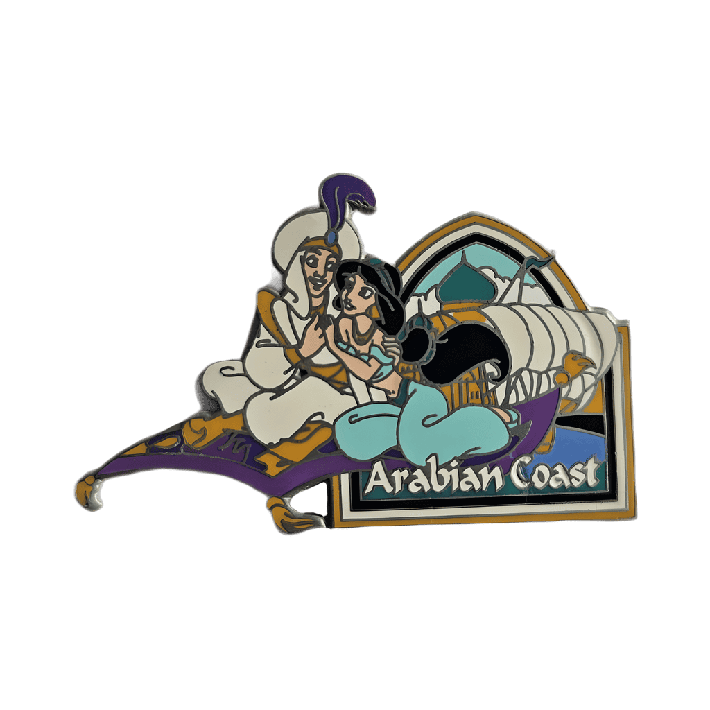 Aladdin & Jasmine, Arabian Coast Disney pin