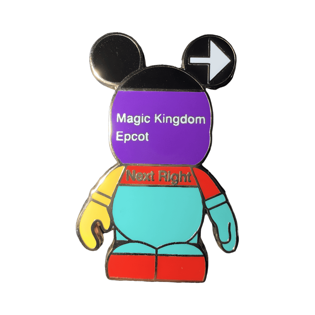 EPCOT Road Sign Disney pin