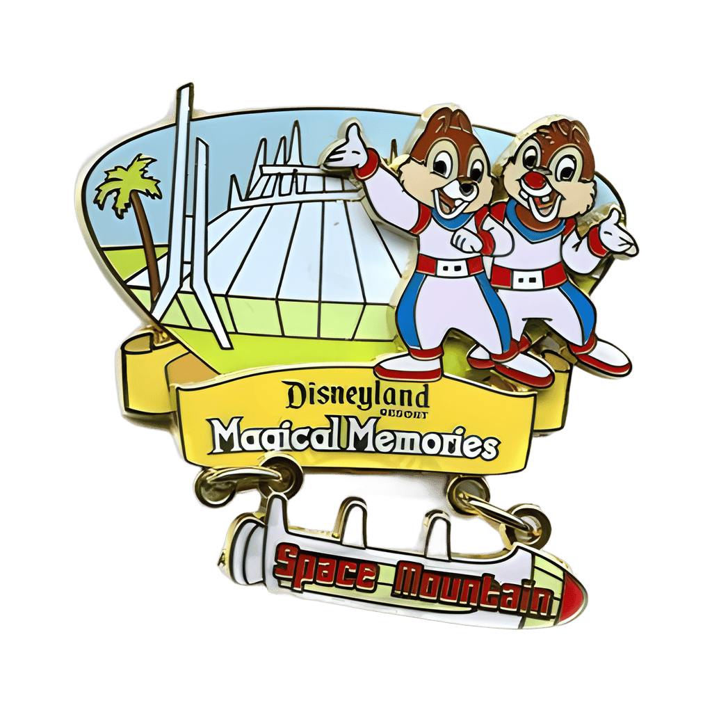 Space Mountain - Chip & Dale Disney pin