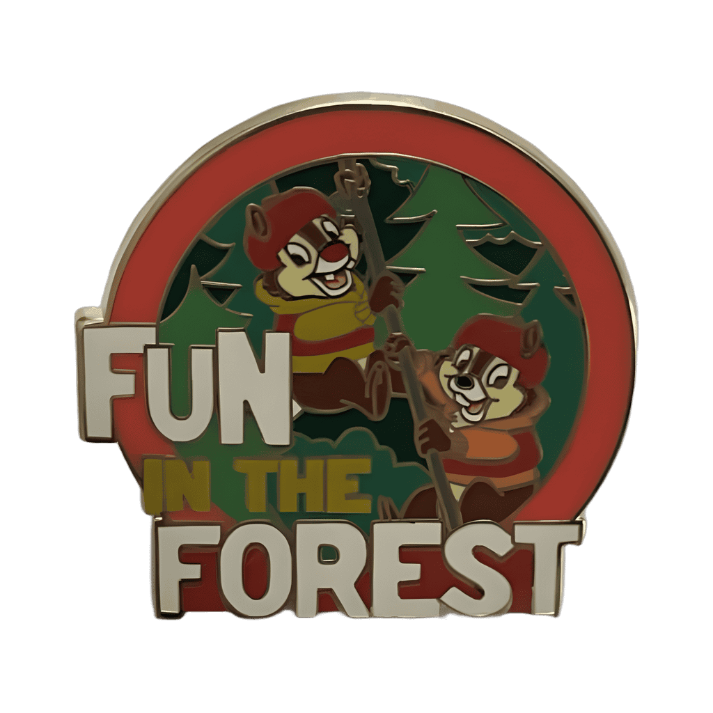 Chip & Dale - Fun in the Forest Disney pin
