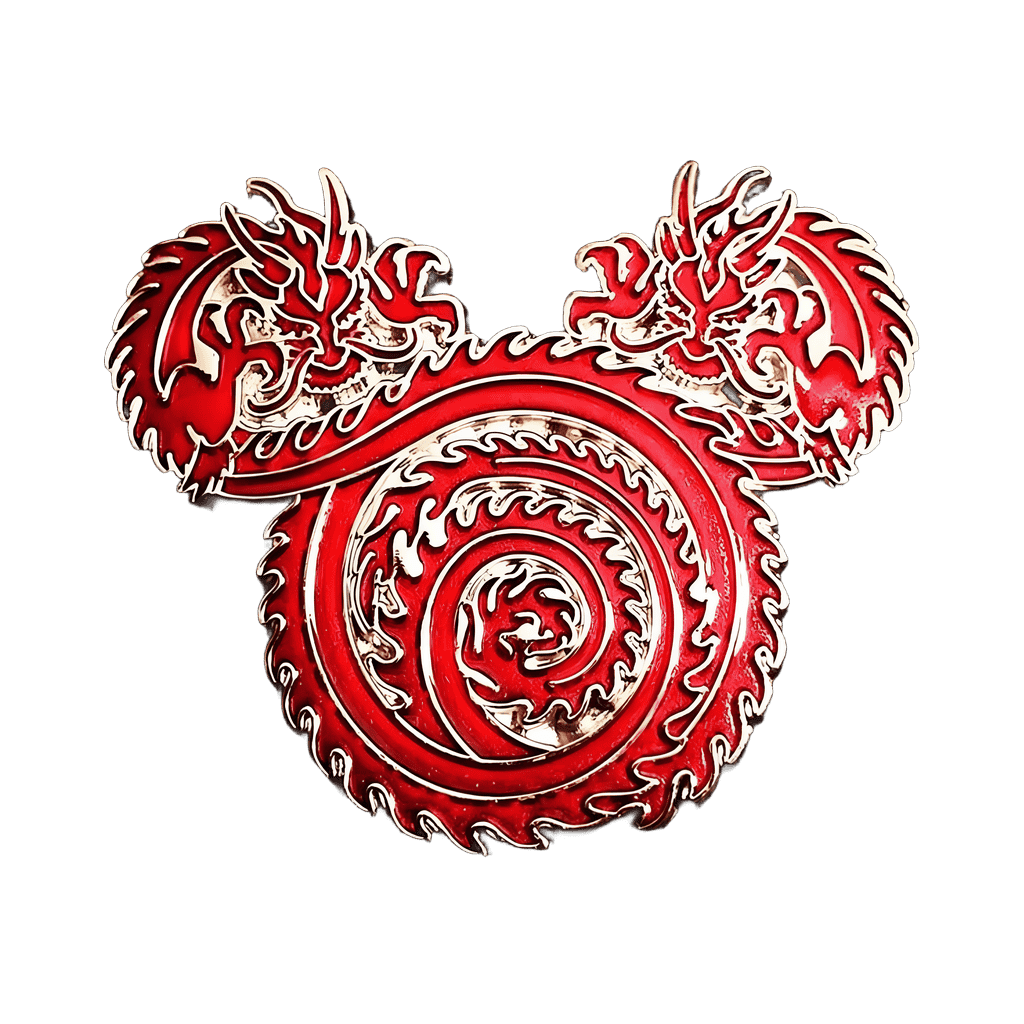 Chinese Dragon Disney pin