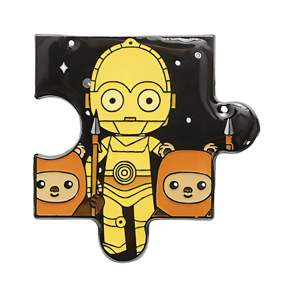 C-3PO and Ewoks Disney pin