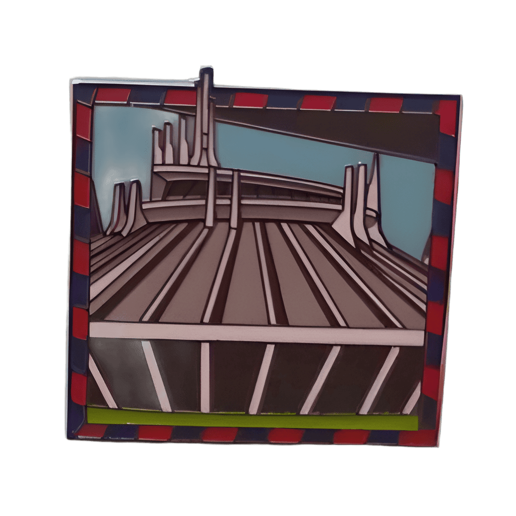 Space Mountain Disney pin