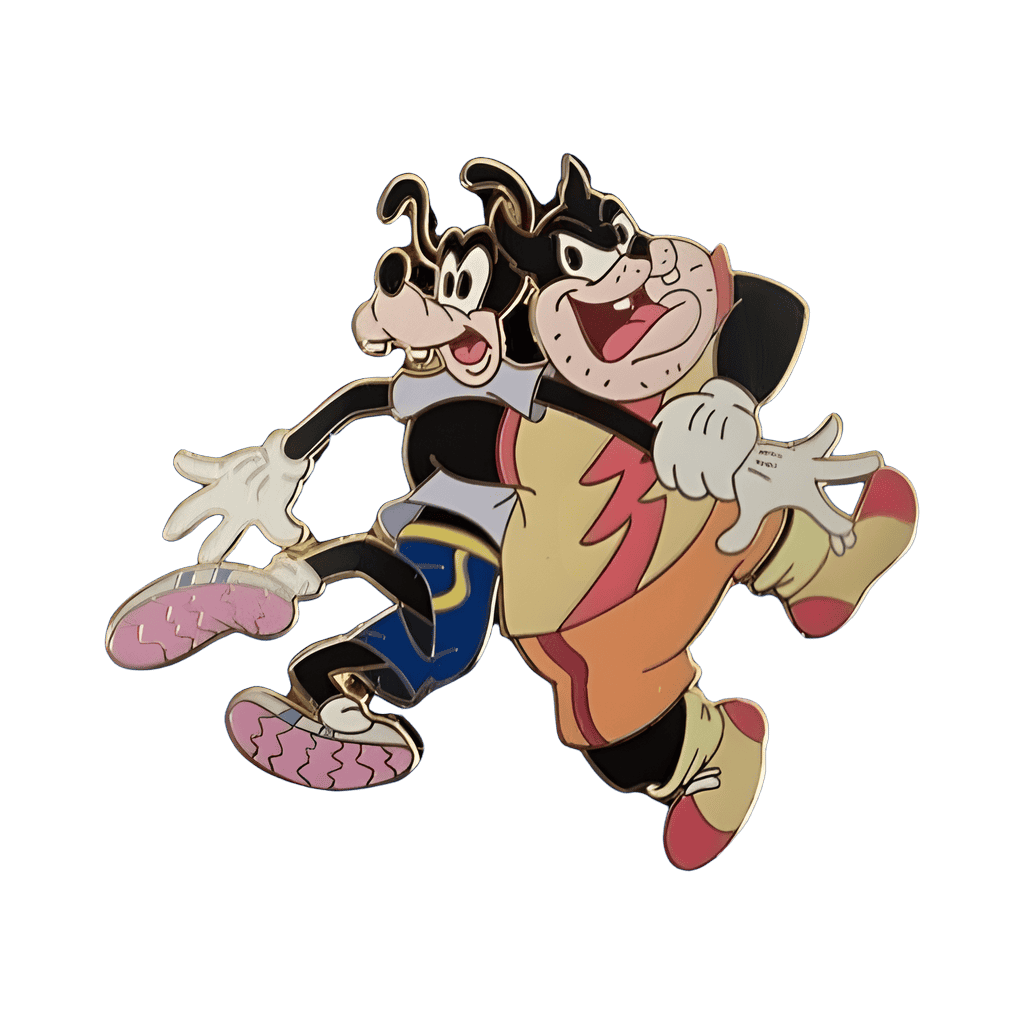 Wrestling - Goofy and Pete Disney pin