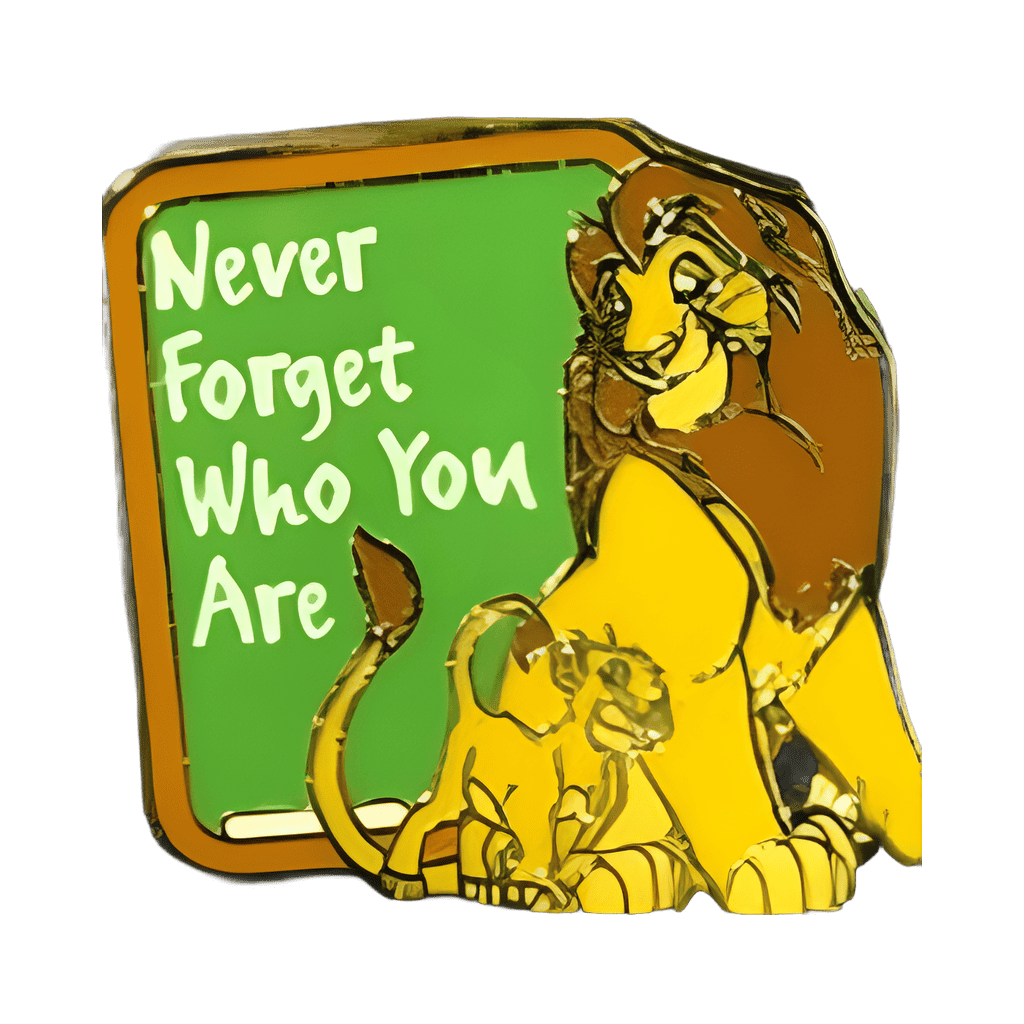 Simba and Mufasa Chaser Disney pin
