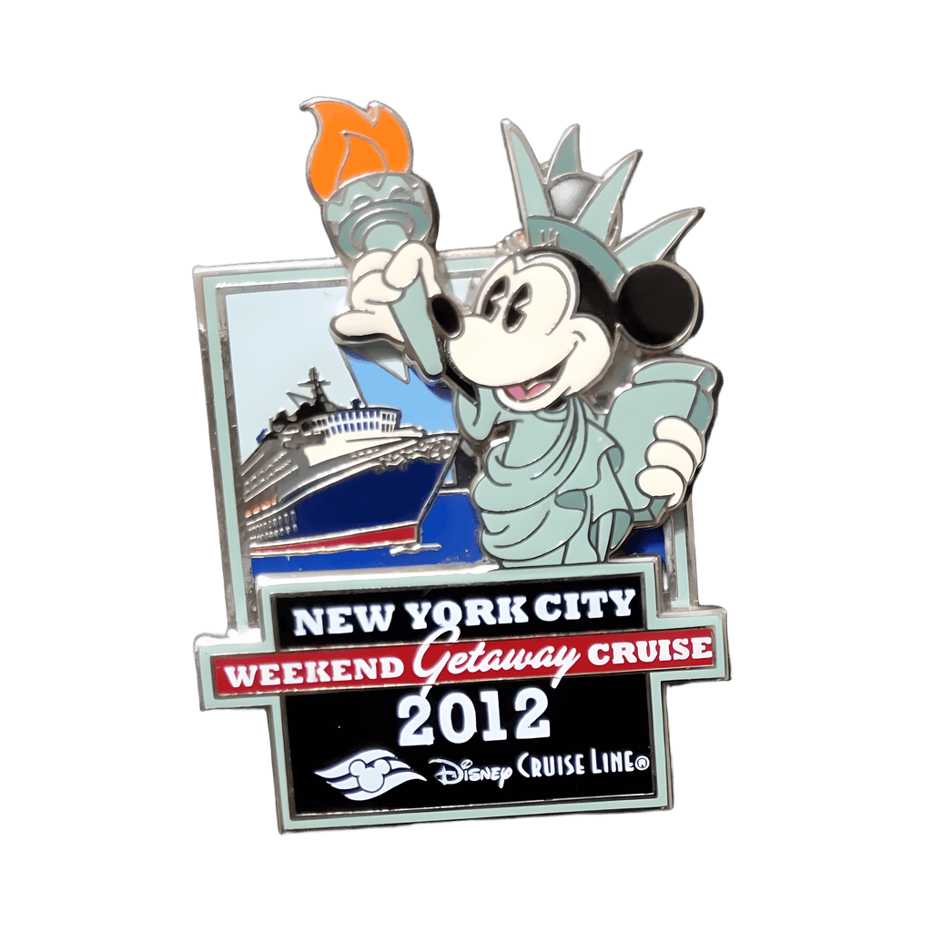 New York City weekend Getaway Cruise 2012 Disney pin