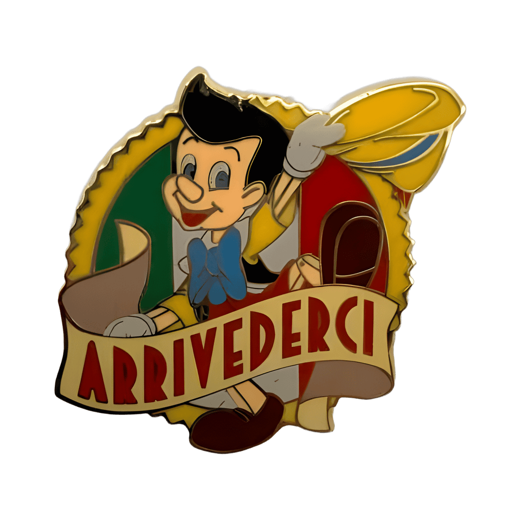 Pinocchio - Viva Italia - Arrivederci Disney pin