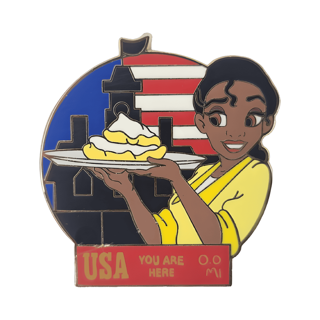 Tiana in USA Disney pin