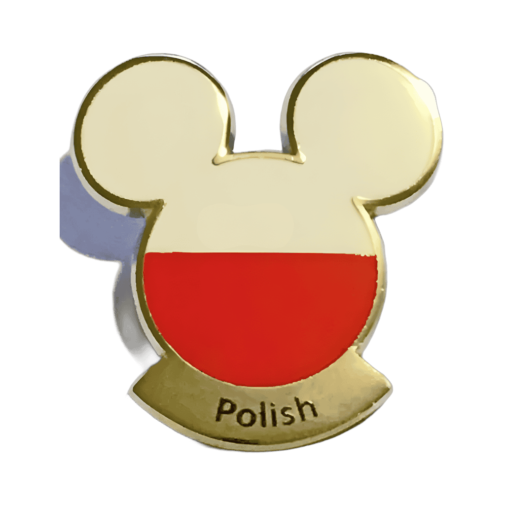 Polish - Polish flag Disney pin