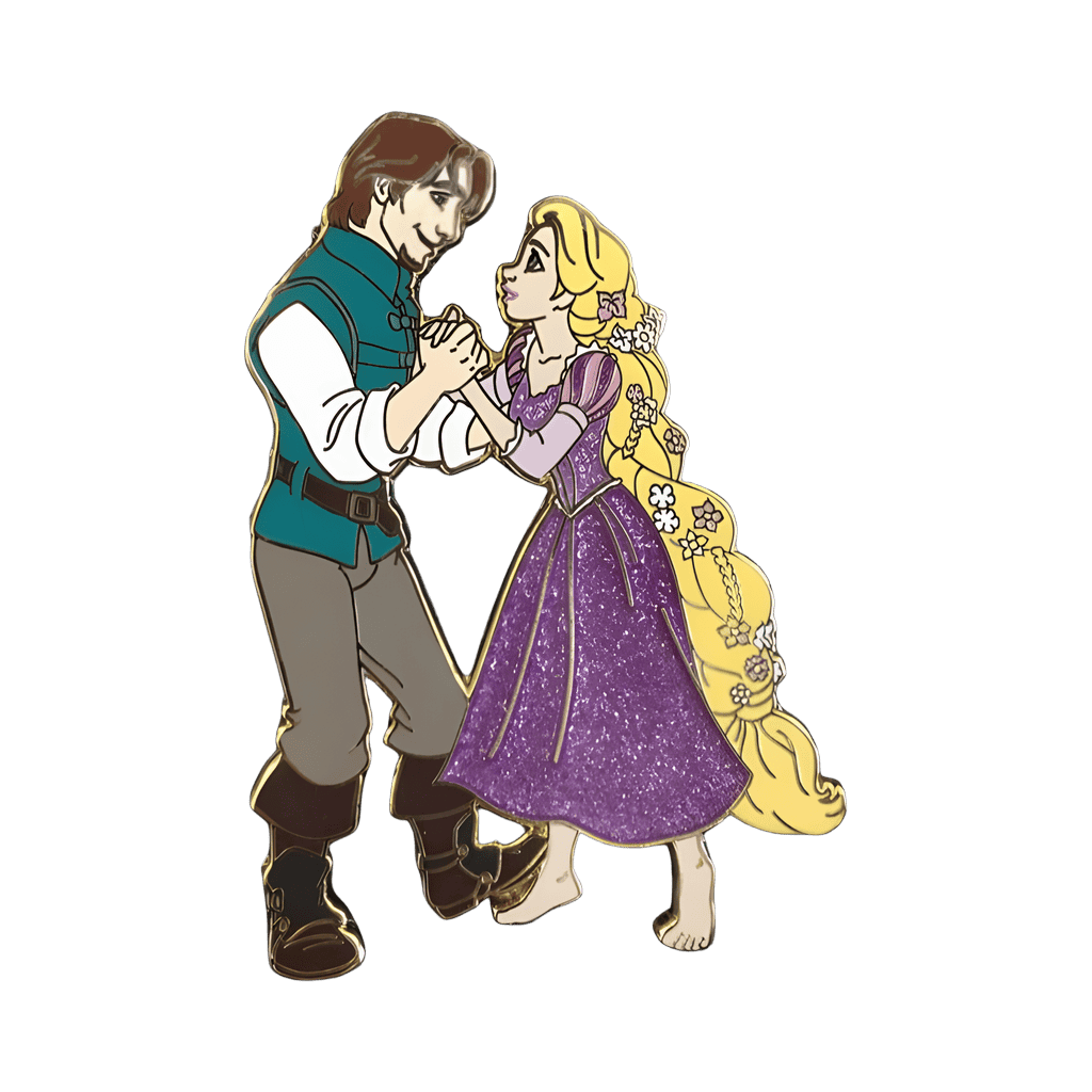 Rapunzel and Flynn Rider Disney pin
