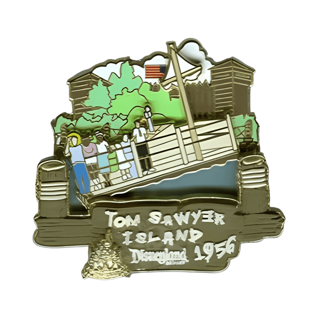 1956 - Tom Sawyer Island Opens Disney pin