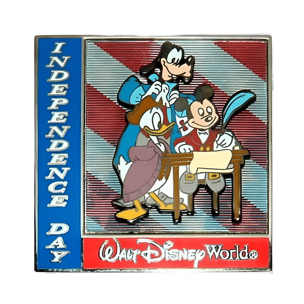 Independence Day Founding Fathers Disney pin