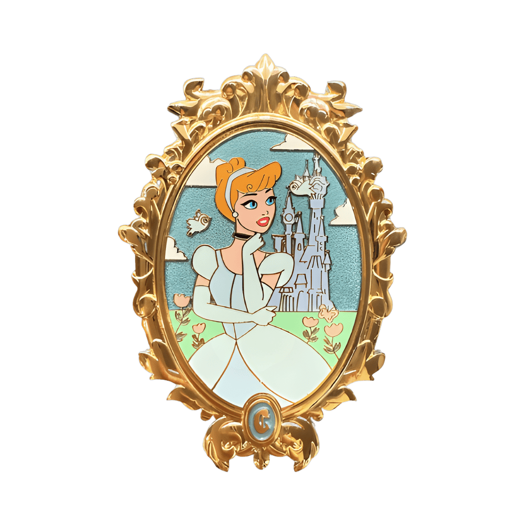 Cinderella Castle Gold Frame Disney pin