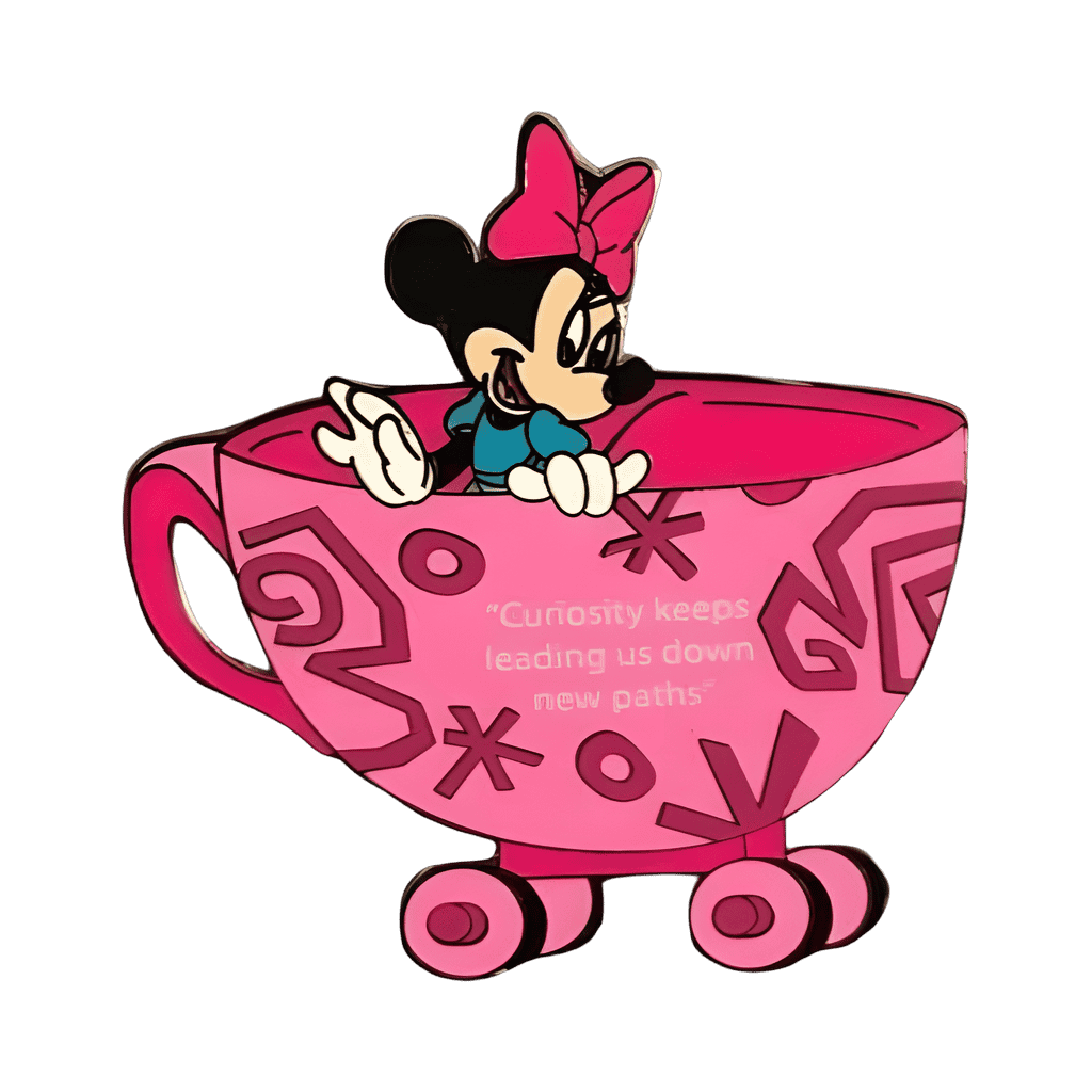 Minnie in Teacup Train Car Disney pin