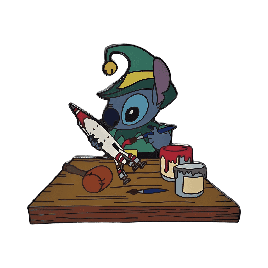Stitch Elf - Santa's Workshop - Disneyland Moonliner Disney pin