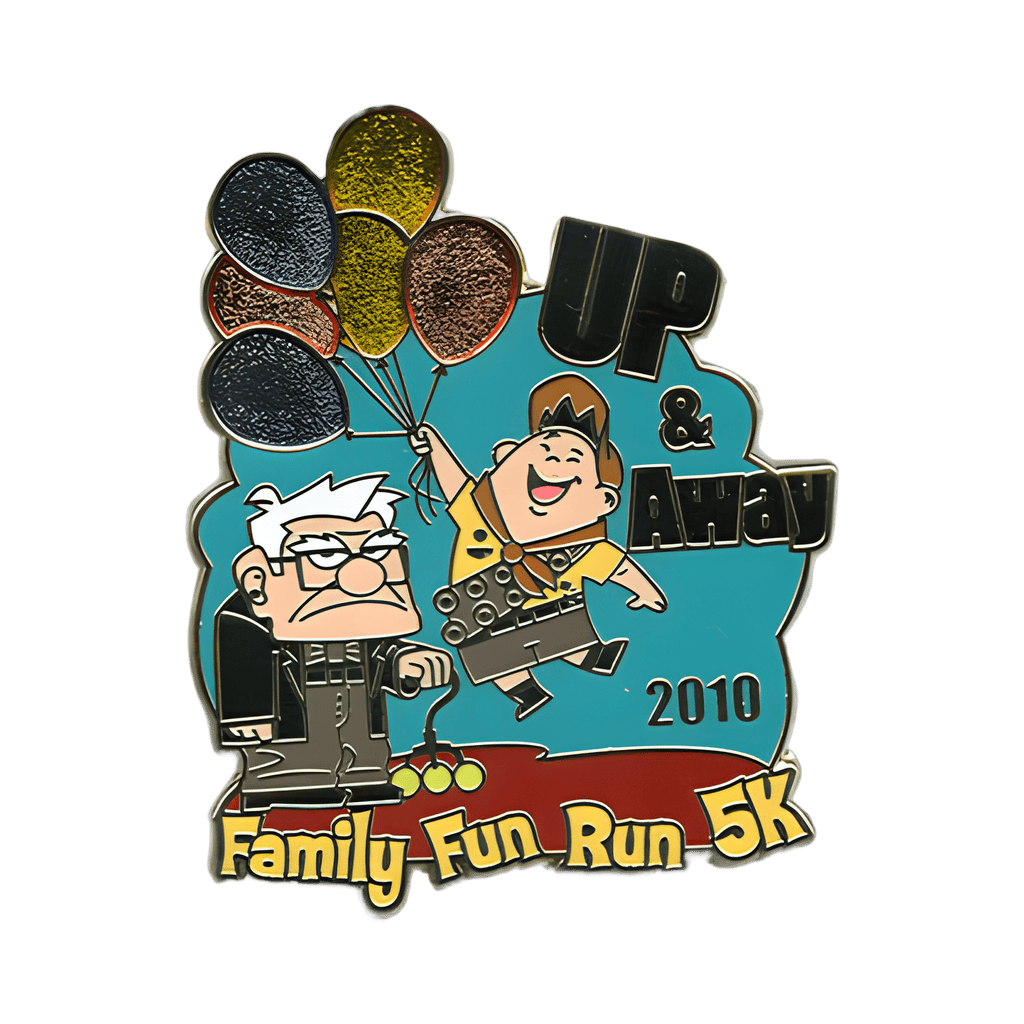 Up & Away Family Fun Run 5k Disney pin