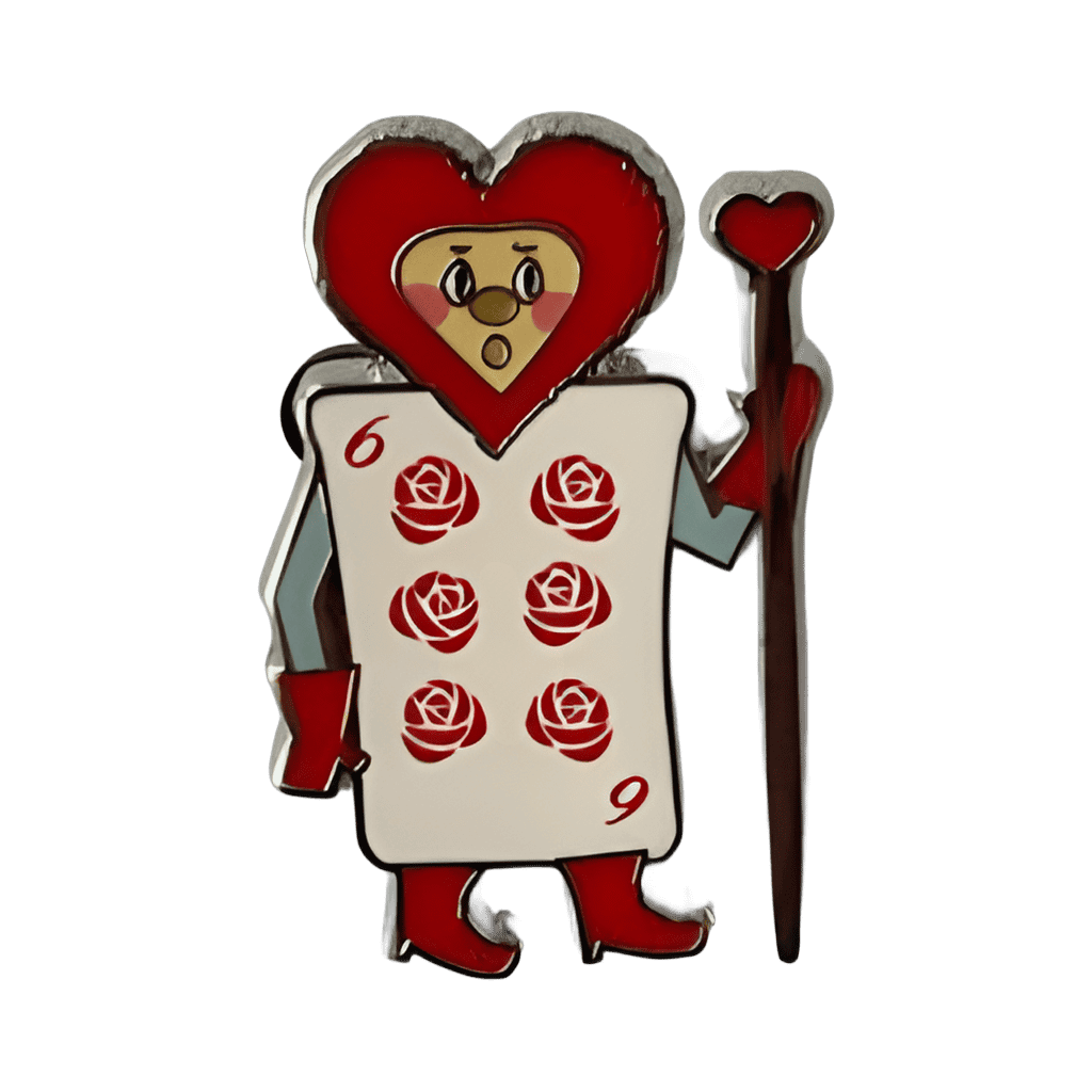 Four of Diamonds Disney pin
