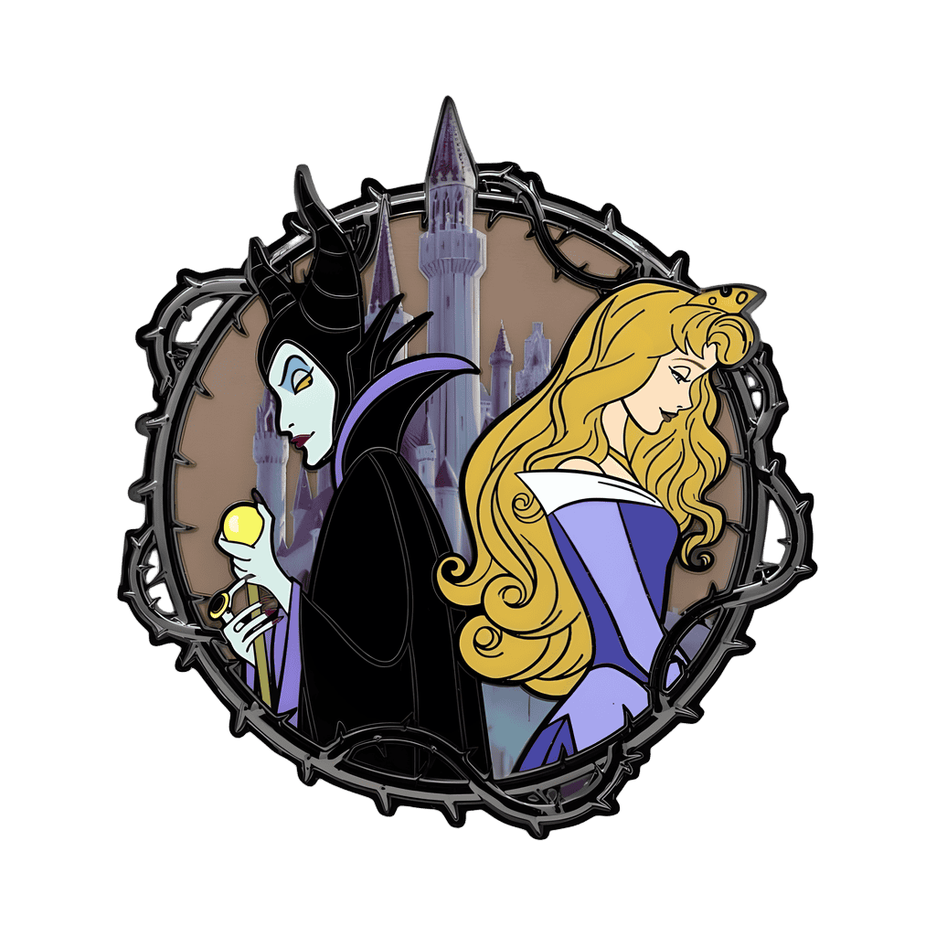 Aurora and Maleficent Completer Disney pin