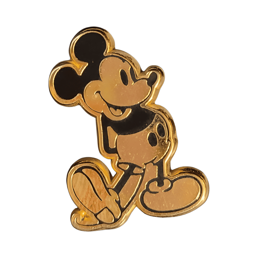 Gold Mickey Mouse Disney pin