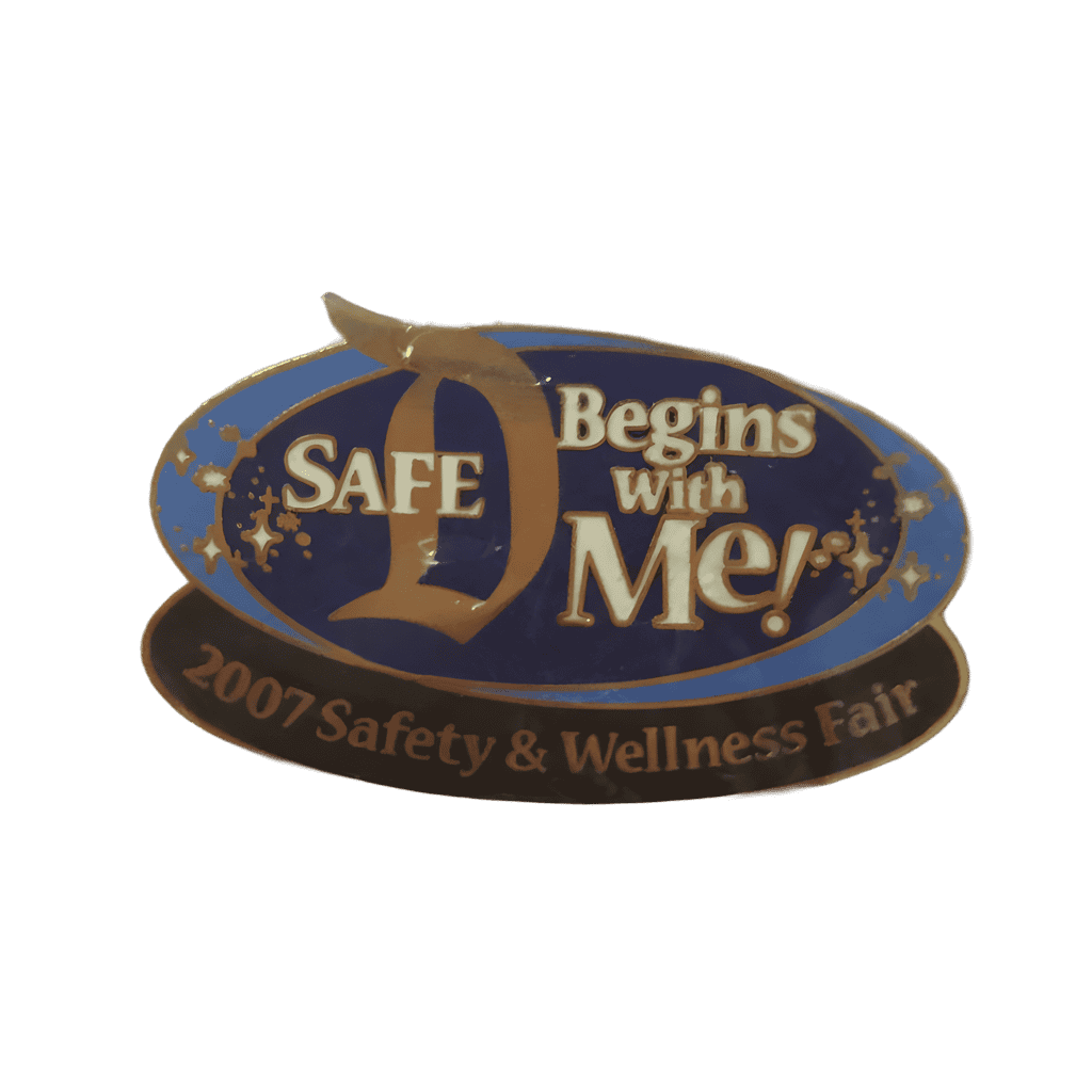 Safe D Begins With Me! Disney pin