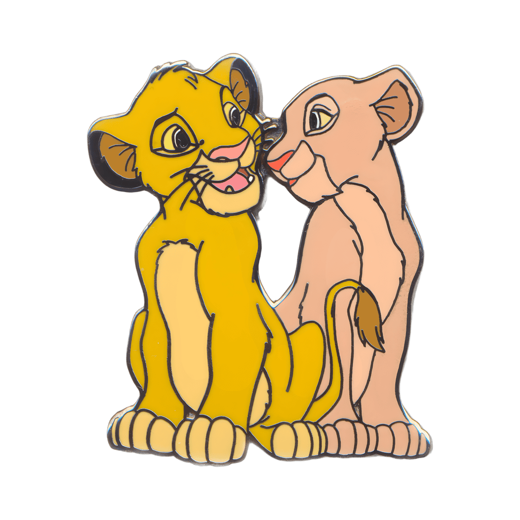 #7 - Young Simba and Nala Looking At Each Other Disney pin
