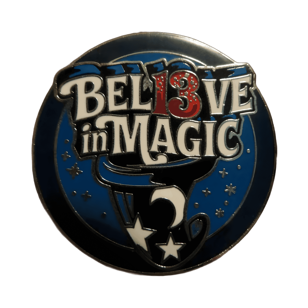 Bel13ve in Magic Logo Disney pin